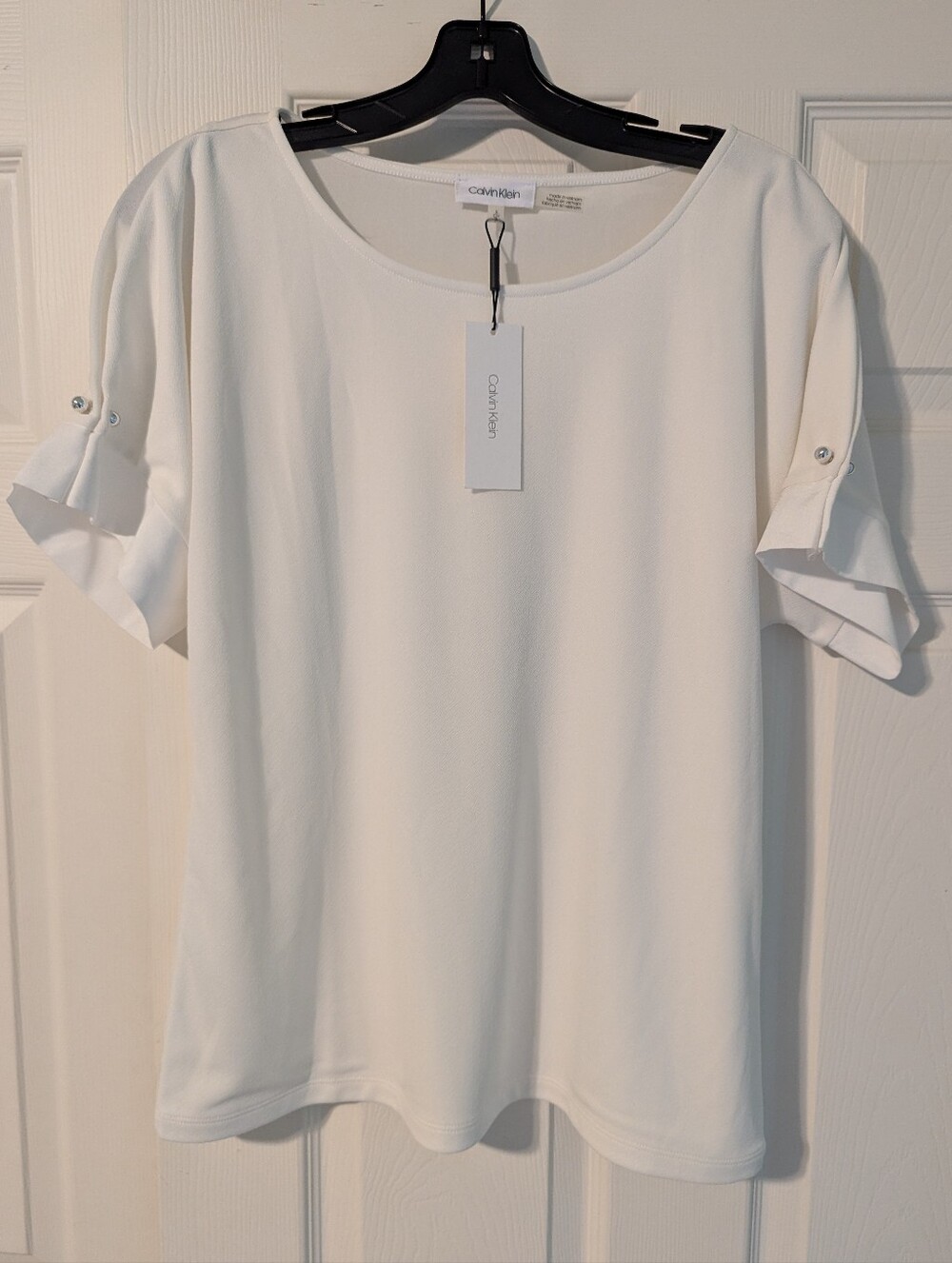 NWT Calvin Klein White Top